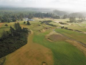 Sheep Ranch Aerial 18th Approach